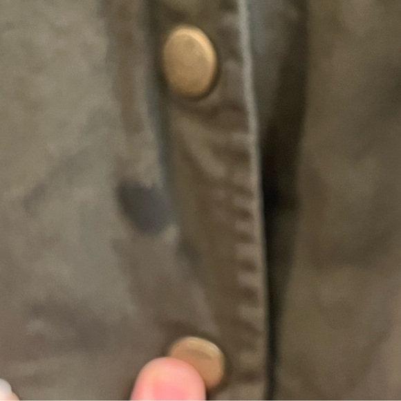 Wild Fable size small olive army green snap up drawstring romper - Picture 10 of 10